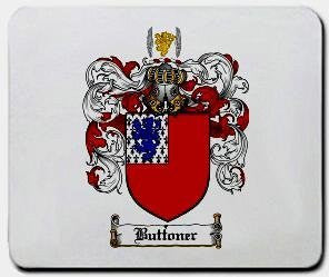 Buttoner coat of arms mouse pad