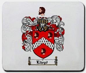 Llwyd coat of arms mouse pad