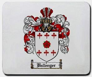 Ballenger coat of arms mouse pad