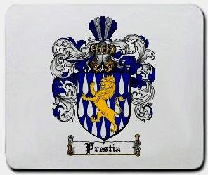 Prestia coat of arms mouse pad