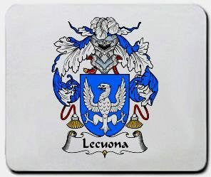 Lecuona coat of arms mouse pad