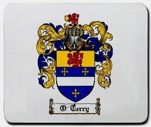 O'terry coat of arms mouse pad