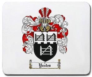 Yeates coat of arms mouse pad