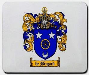 De-brigard coat of arms mouse pad
