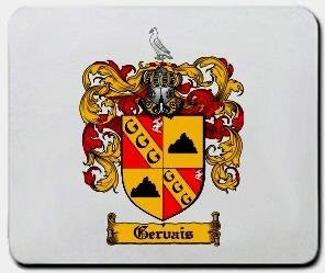 Gervais coat of arms mouse pad