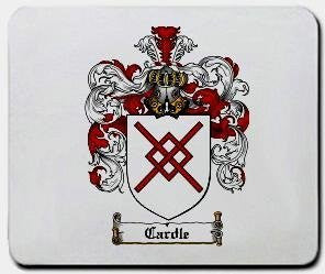 Cardle coat of arms mouse pad