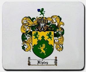 Ripley coat of arms mouse pad