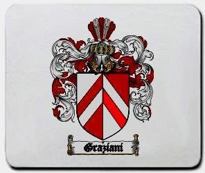 Graziani coat of arms mouse pad