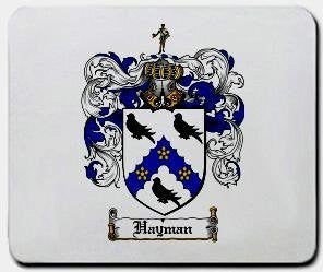 Hayman coat of arms mouse pad