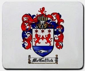 Mcgaffick coat of arms mouse pad