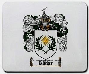 Klicker coat of arms mouse pad