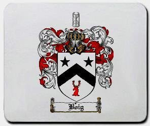 Boig coat of arms mouse pad