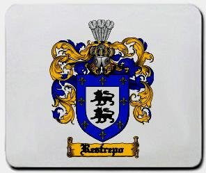 Restrepo coat of arms mouse pad