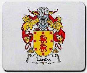 Landa coat of arms mouse pad