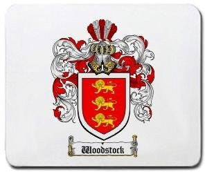 Woodstock coat of arms mouse pad