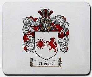 Arenas coat of arms mouse pad