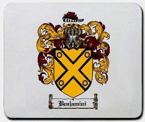 Benjamini coat of arms mouse pad
