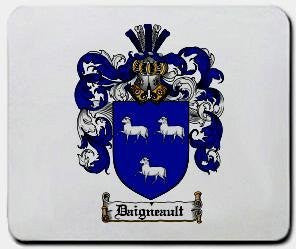 Daigneault coat of arms mouse pad