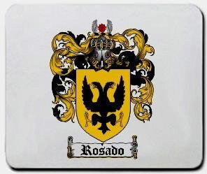 Rosado coat of arms mouse pad