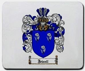 Jewallcrest coat of arms mouse pad