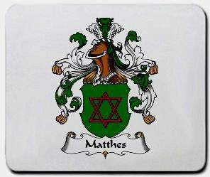 Matthes coat of arms mouse pad