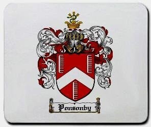 Ponsonby coat of arms mouse pad