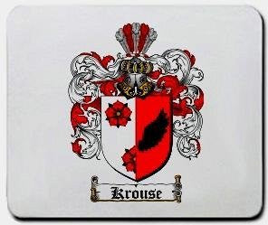 Krouse coat of arms mouse pad