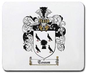 Tomes coat of arms mouse pad