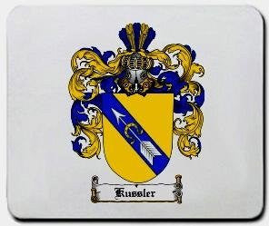 Kussler coat of arms mouse pad