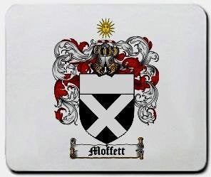 Moffett coat of arms mouse pad