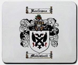 Makeswell coat of arms mouse pad
