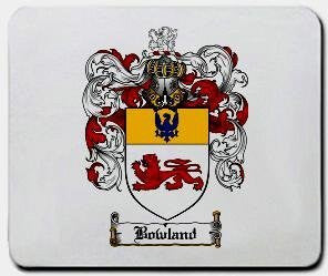 Bowland coat of arms mouse pad