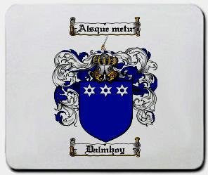 Dalmhoy coat of arms mouse pad
