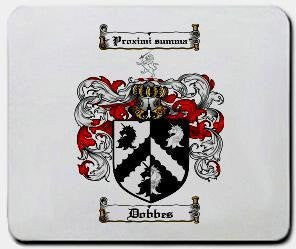 Dobbes coat of arms mouse pad