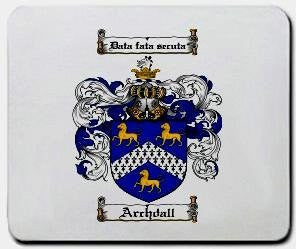 Archdall coat of arms mouse pad