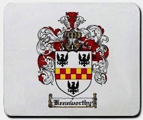 Kennworthy coat of arms mouse pad