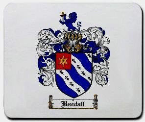 Bendall coat of arms mouse pad