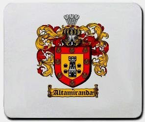 Altamiranda coat of arms mouse pad