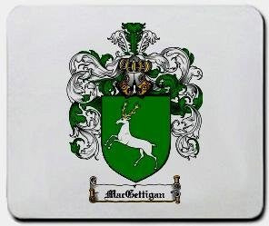 Macgettigan coat of arms mouse pad