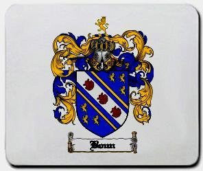 Boun coat of arms mouse pad