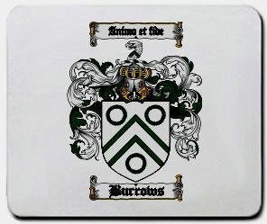 Burrows coat of arms mouse pad