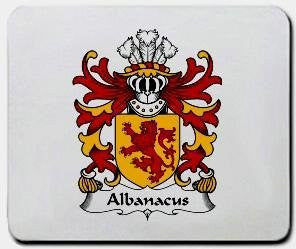 Albanacus coat of arms mouse pad