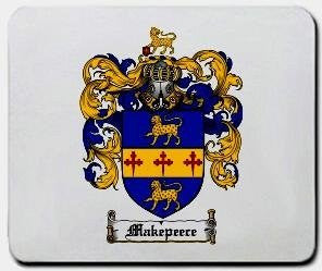 Makepeece coat of arms mouse pad