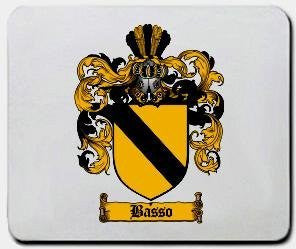 Basso coat of arms mouse pad