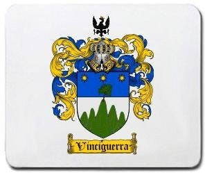 Vinciguerra coat of arms mouse pad