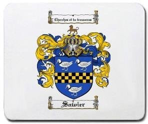 Sawier coat of arms mouse pad