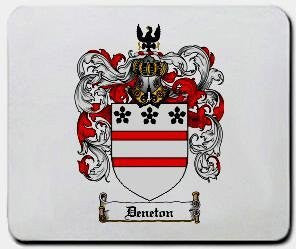 Deneton coat of arms mouse pad