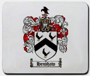 Henshaw coat of arms mouse pad