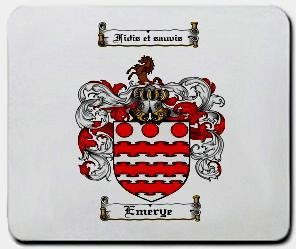 Emerye coat of arms mouse pad