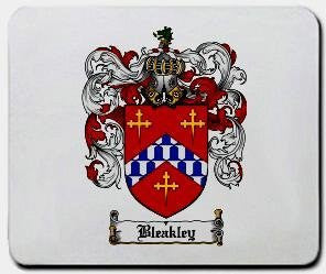 Bleakley coat of arms mouse pad